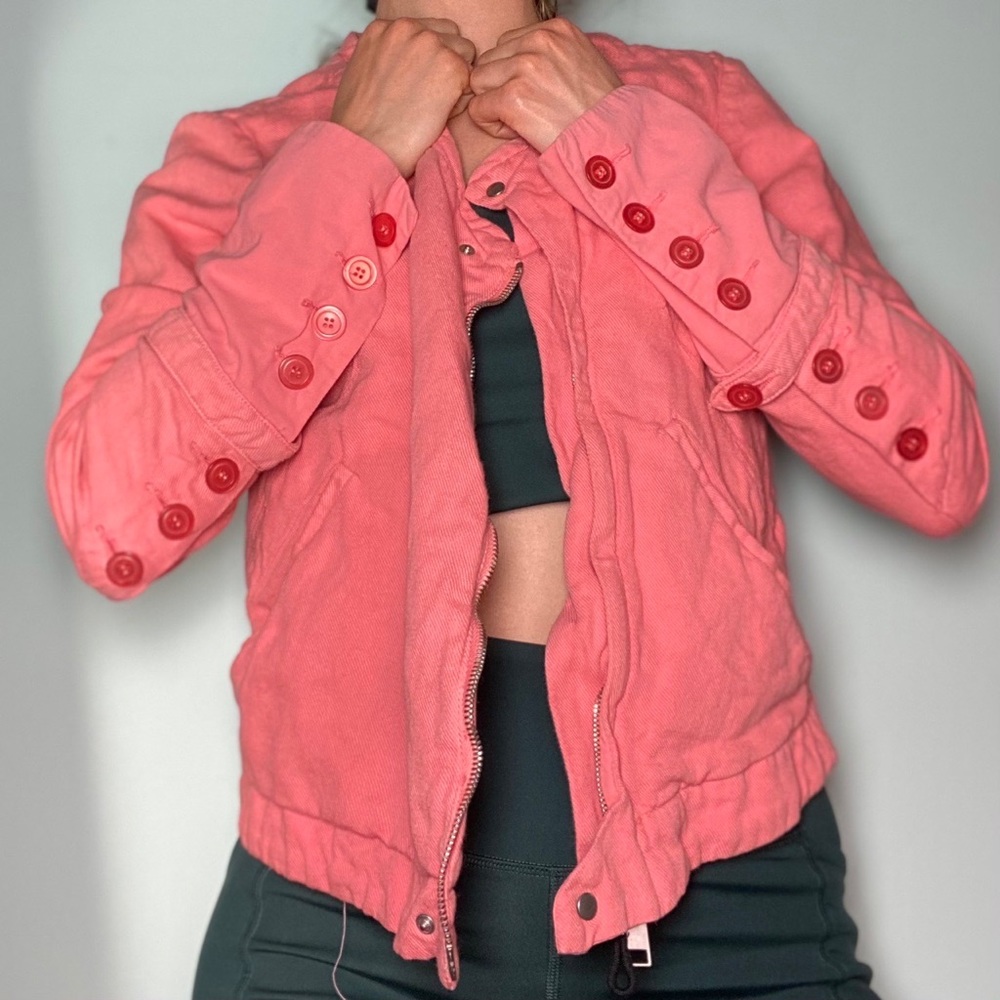 Vintage Diesel Pink Denim Jacket